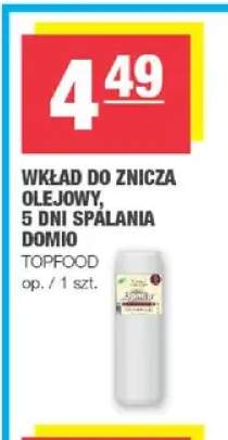 Wkład do znicza olejowy 5 dni spalania Domio