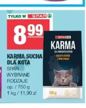 Karma sucha dla kota Spar