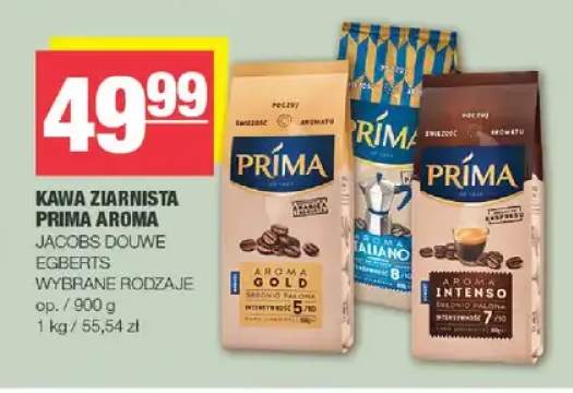 Kawa ziarnista Prima Aroma Gold +2 warianty