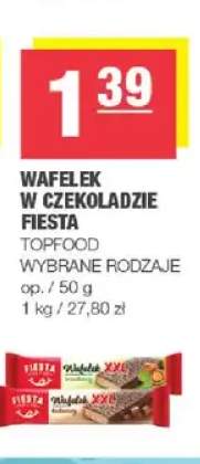 Wafelek w czekoladzie Fiesta kakaowy +1 wariant