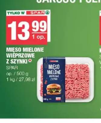 Mięso mielone wieprzowe z szynki SPAR