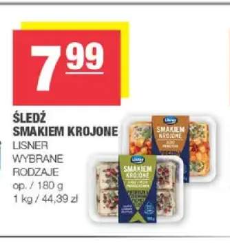 Śledź Smakiem Krojone Lisner