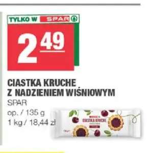 Ciastka kruche z nadzieniem wiśniowym Spar