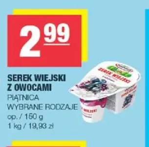 Serek wiejski z owocami Piątnica