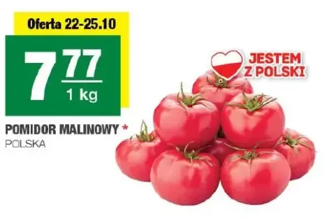 Pomidory malinowe polskie