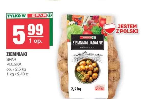 Ziemniaki jadalne Spar polskie