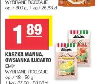Kaszka manna Lucatto Emix +1 wariant