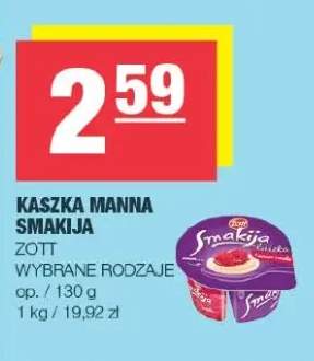 Kaszka manna Smakija Zott