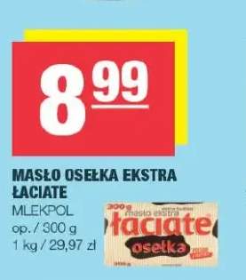 Masło osełka ekstra Łaciate