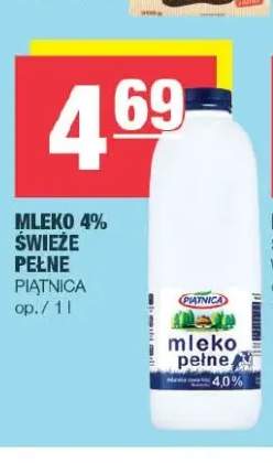 Mleko świeże pełne Piątnica 4%