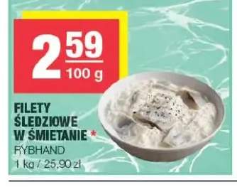 Filety śledziowe w śmietanie Rybhand