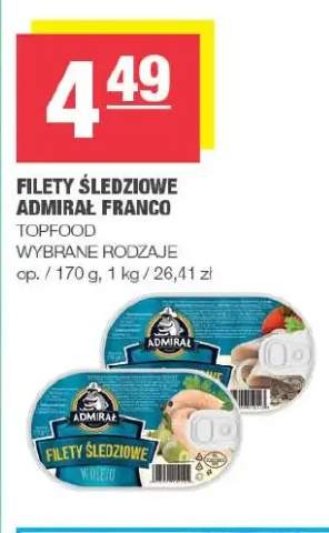 Filety śledziowe Admirał Franco Topfood