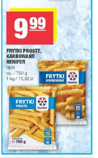 Frytki proste Renifer +1 wariant