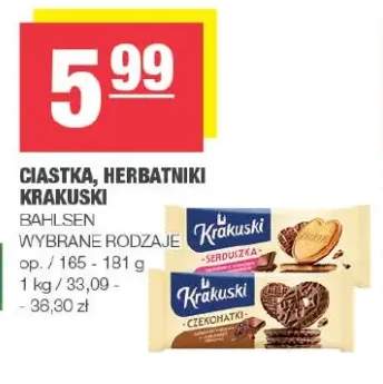 Ciastka, herbatniki Krakuski