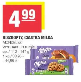 Biszkopty, ciastka Milka