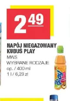 Napój niegazowany Kubuś Play