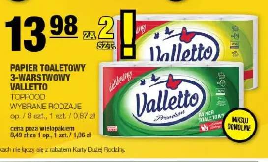 Papier toaletowy 3-warstwowy Valletto