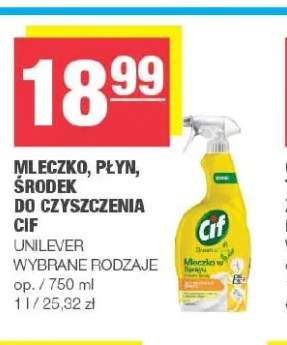 Mleczko do czyszczenia Cif +2 warianty