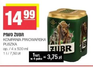 Piwo Żubr 4-pak