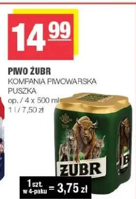 Piwo Żubr 4-pak 500 ml