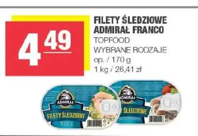 Filety śledziowe Admirał Franco