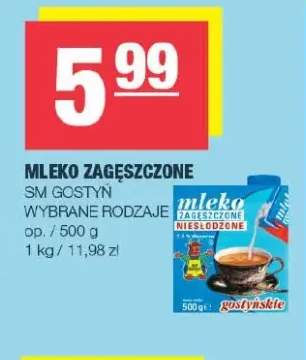 Mleko zagęszczone SM Gostyń