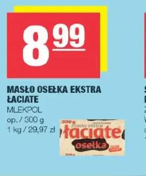 Masło osełka ekstra Łaciate