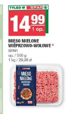Mięso mielone wieprzowo-wołowe Spar