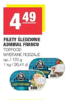 Filety śledziowe Admirał Franco