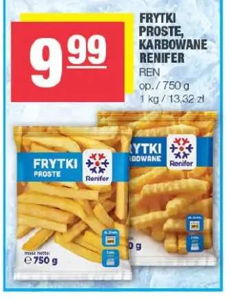 Frytki proste Renifer +1 wariant