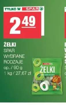Żelki Spar