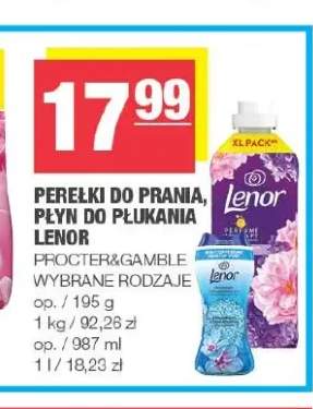 Perełki do prania Lenor +1 wariant
