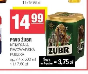 Piwo Żubr 4-pak